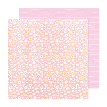 PAPEL P/SCRAPBOOK DAISY LOVE 12"X12"