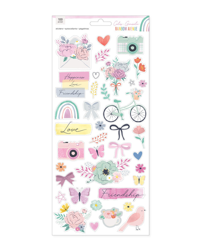 STICKERS FLORES