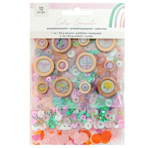 CONFETTI BUTTON PACK