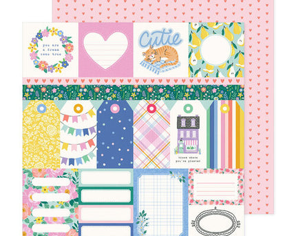 PAPEL P/ SCRAPBOOK 12X12 DOBLE SIDED CUTIE