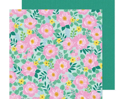 PAPEL P/ SCRAPBOOK 12X12 DOBLE SIDED BLISSFUL BLOOMS