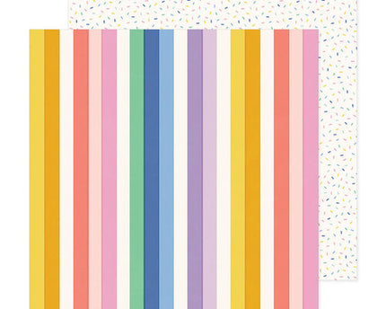PAPEL P/ SCRAPBOOK 12X12 DOBLE SIDED TECHNICOLOR