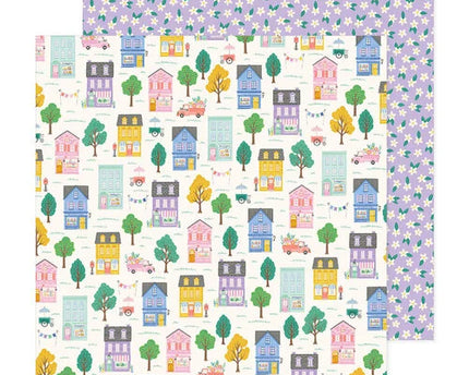 PAPEL P/ SCRAPBOOK 12X12 DOBLE SIDED MAIN STREET