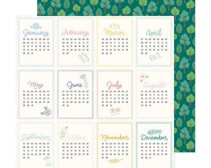 PAPEL P/ SCRAPBOOK 12X12 DOBLE SIDED AT A GLANCE