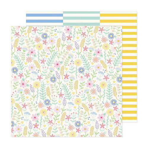 PAPEL P/ SCRAPBOOK 12X12 DOBLE SIDED STITCHED DELIGHTS
