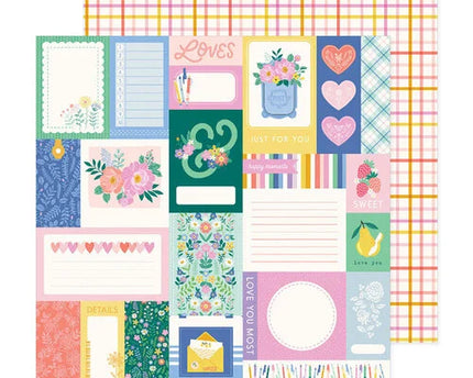 PAPEL P/ SCRAPBOOK 12X12 DOBLE SIDED DETAILS