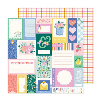 PAPEL P/ SCRAPBOOK 12X12 DOBLE SIDED DETAILS