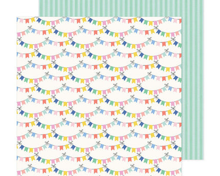 PAPEL P/ SCRAPBOOK 12X12 DOBLE SIDED COLOR BURST