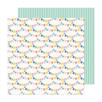 PAPEL P/ SCRAPBOOK 12X12 DOBLE SIDED COLOR BURST