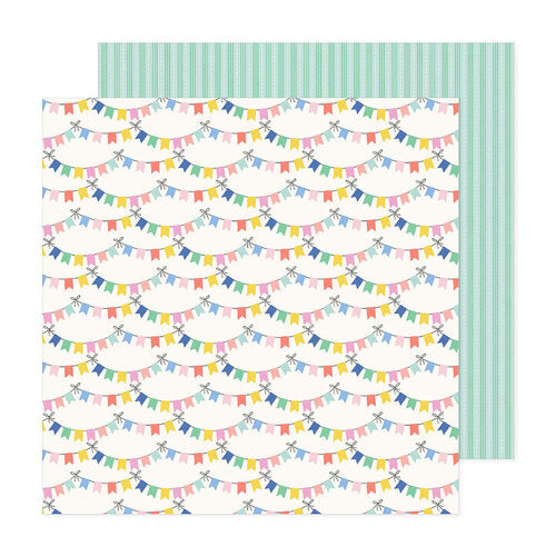 PAPEL P/ SCRAPBOOK 12X12 DOBLE SIDED COLOR BURST