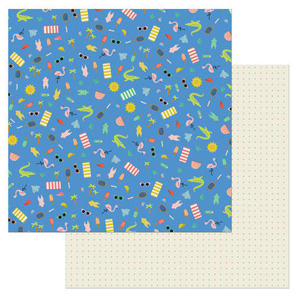 PAPEL P/SCRAPBOOK JUST BEACHY