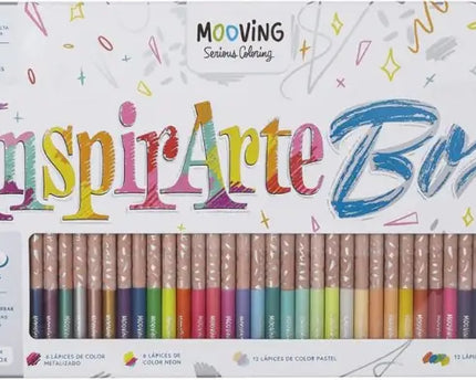Lápices Inspirarte Box 40 piezas.