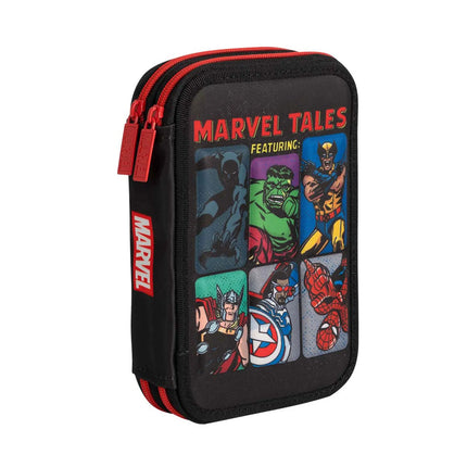 CARTUCHERA MARVEL DOBLE ZIPPER