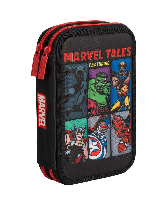 CARTUCHERA MARVEL DOBLE ZIPPER