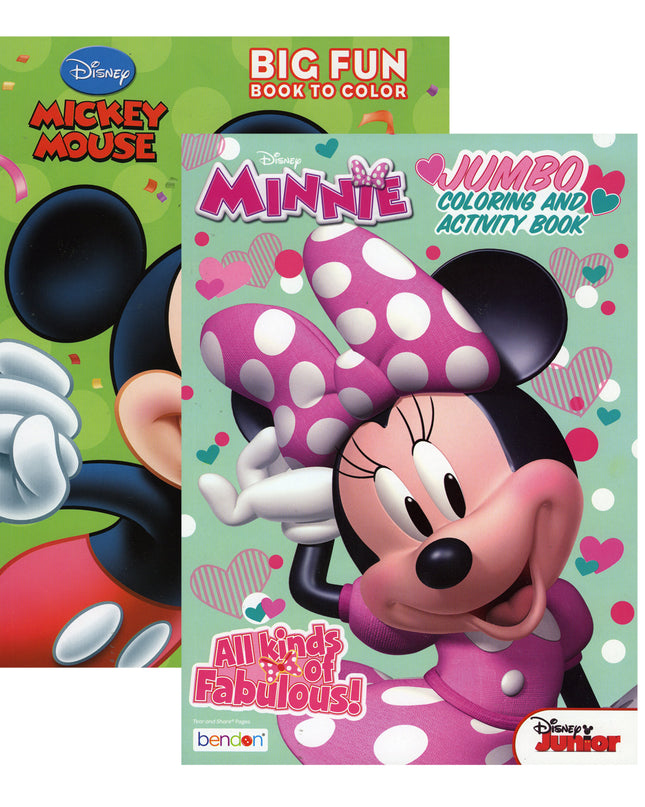 LIBRO P/COLOREAR MICKEY & MINNIE