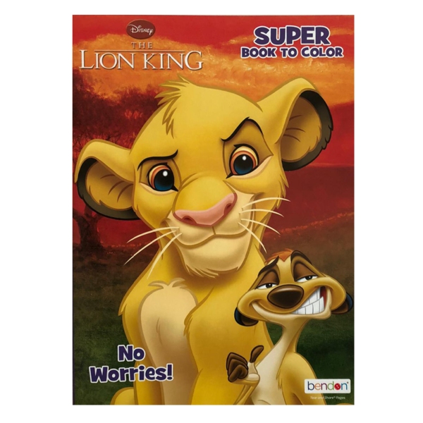 LIBRO P/COLOREAR THE LION KING