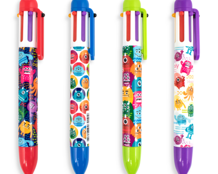 BOLIGRAFO 6 COLORES MOUNSTRUOS