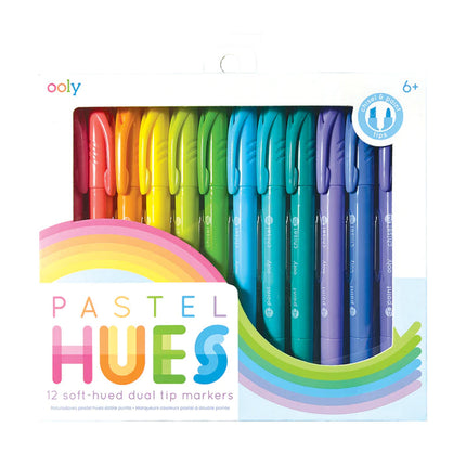 MARCADORES ROTULADORES COLOR PASTEL HUES 12 PC