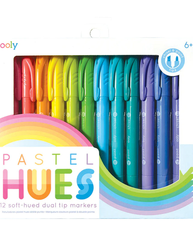 MARCADORES ROTULADORES COLOR PASTEL HUES 12 PC