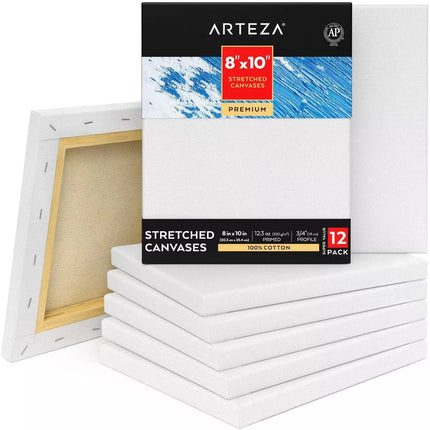 CANVA CON MARCO MADERA 8X10 ARTEZA