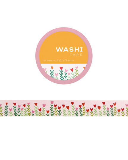 WASHI TAPE FIELD OF HEARTS