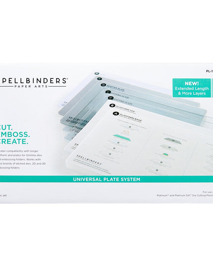 PLACA P/ TROQUELADO Y ESTAMPADO UNIVERSAL 6UND SPELLBINDERS