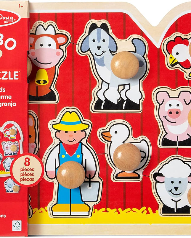ROMPECABEZA FARM ANIMALS JUMBO
