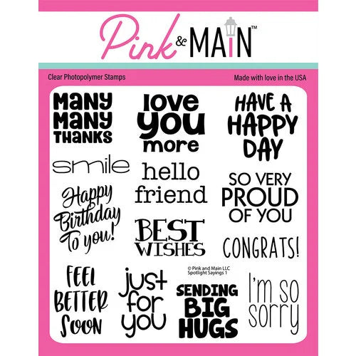 STAMP SPOTLIGHT SAYINGS