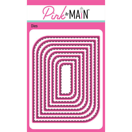 DIE MOD STITCHED RECTANGLE - PINK&MAIN