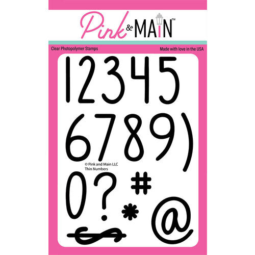 STAMP THIN NUMBERS