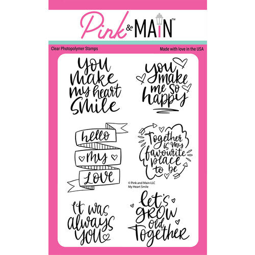 SELLO TRANS. MY HEART SMILE - PINK&MAIN