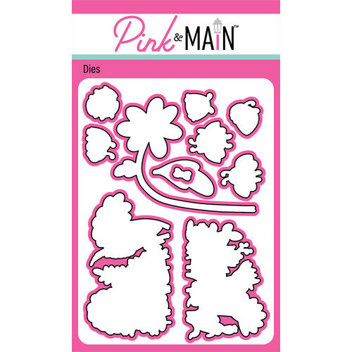 STAMP AND DIE LADYBUG GARDEN - PINK& MAIN