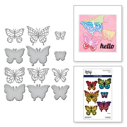 DIE BRILLIANT BUTTERFLIES 12PZS