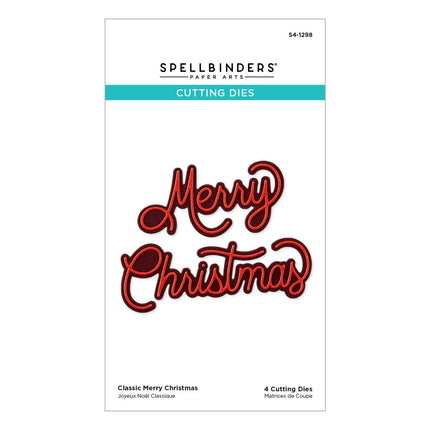DIES CUTS CLASSIC MERRY CHRISTMAS  S4-1298
