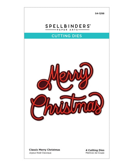 DIES CUTS CLASSIC MERRY CHRISTMAS  S4-1298