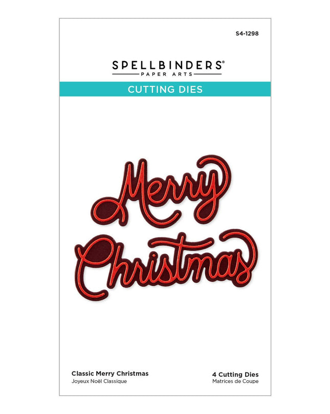 DIES CUTS CLASSIC MERRY CHRISTMAS  S4-1298