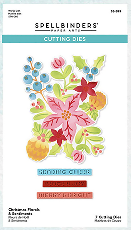 DIES CUTS CHRISTMAS FLORALS BD-0775