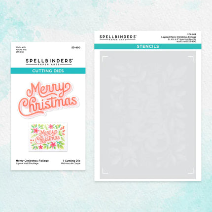 DIES LAYERED MERRY CHRISTMAS BD-0778