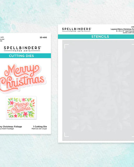 DIES LAYERED MERRY CHRISTMAS BD-0778