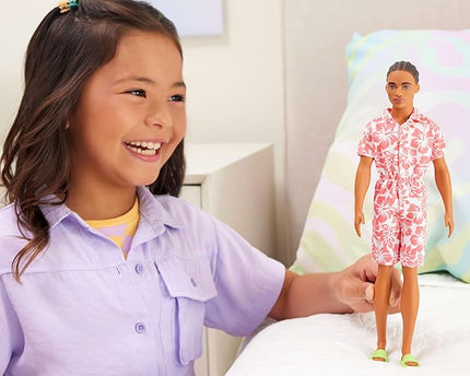 JUGUETE BARBIE KEN FASHIONISTA DOLLS HAWAII JUMPSUI