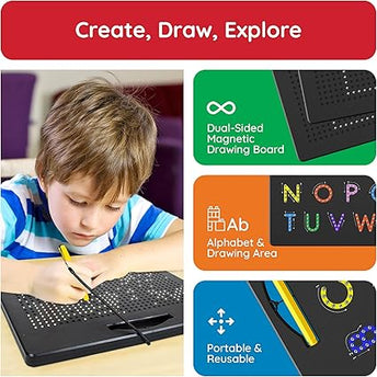 JUGUETE PIZARRA MAGNETICA ALPHABETS AND NUMBERS TRACING 4PZ