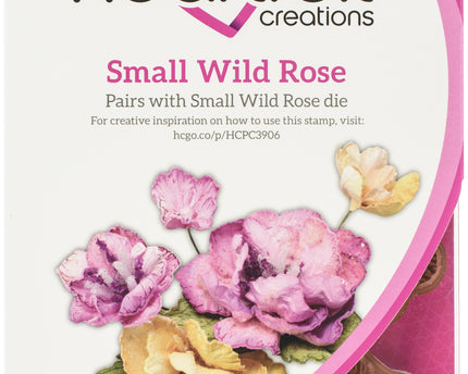 HEARTFELT - SELLOS ADHESIVOS SMALL WILD ROSE 4 PCS