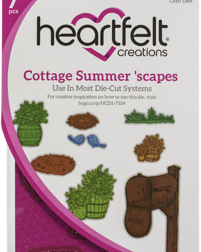 CORTE Y RELIEVE - COTTAGE SUMMER SCAPES 7 PCS