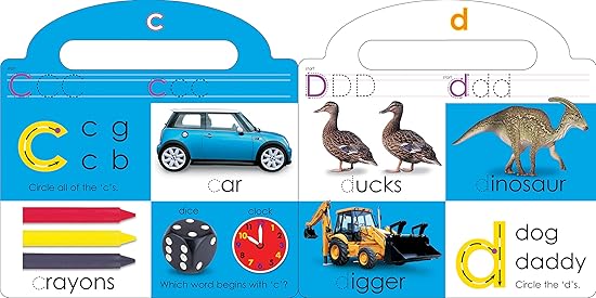 LIBRO WIPE CLEAN LETTERS ABC