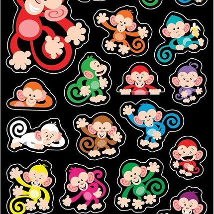 STICKER  COLOR MONKEYS