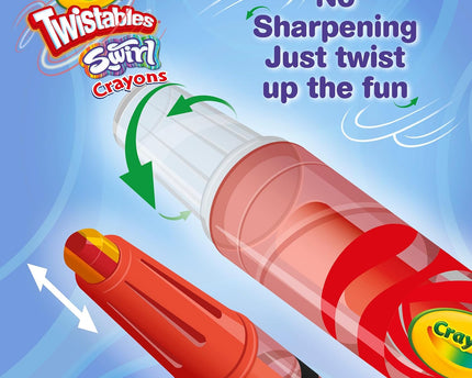 CRAYONES SWIRL MINI TWISTABLES CRAYOLA 10PZ