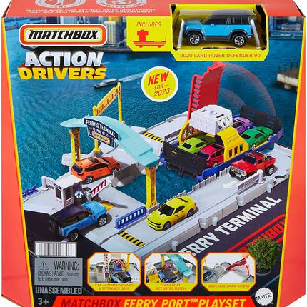 JUGUETE MATCHBOX ACTION DRIVERS FERRY PORT PLAYSET