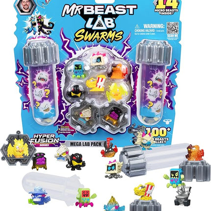 JUGUETE MRBEAST LAB SWARMS MEGA LAB MICRO BEASTS