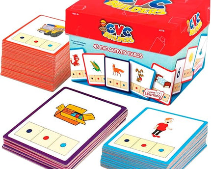 CVC BUILDERS ACTIVITY CARDS - 48 PCS