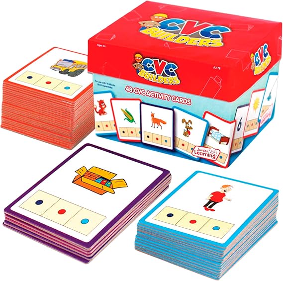 CVC BUILDERS ACTIVITY CARDS - 48 PCS